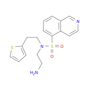 5-Isoquinolinesulfonamide, N-(2-aminoethyl)-N-[2-(2-thienyl)ethyl]-