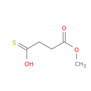 Propanoic acid, 3-(thiocarboxy)-, 1-methyl ester