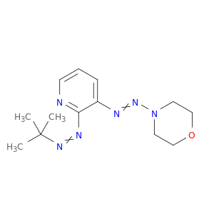 Morpholine, 4-[[2-[(1,1-dimethylethyl)azo]-3-pyridinyl]azo]-