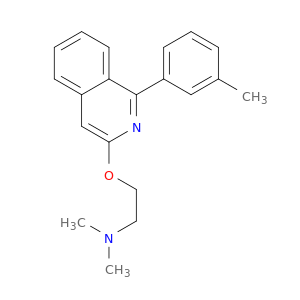 Ethanamine, N,N-dimethyl-2-[[1-(3-methylphenyl)-3-isoquinolinyl]oxy]-