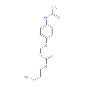 Carbonic acid, [4-(acetylamino)phenoxy]methyl butyl ester