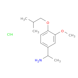 1-[3-Methoxy-4-(2-methylpropoxy)phenyl]ethan-1-amine Hydrochloride