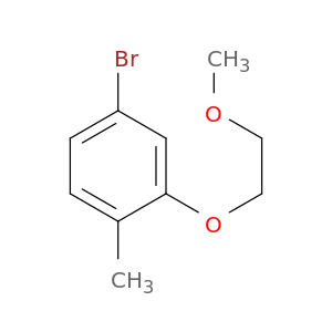 4-Bromo-2-(2-methoxyethoxy)-1-methylbenzene