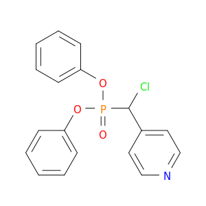 Phosphonic acid, (chloro-4-pyridinylmethyl)-, diphenyl ester