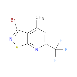 3-BROMO-4-METHYL-6-(TRIFLUOROMETHYL)ISOTHIAZOLO[5,4-B]PYRIDINE