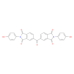 1H-Isoindole-1,3(2H)-dione, 5,5'-carbonylbis[2-(4-hydroxyphenyl)-