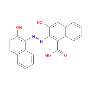 Naphthalenecarboxylic acid, hydroxy[(hydroxynaphthalenyl)azo]-