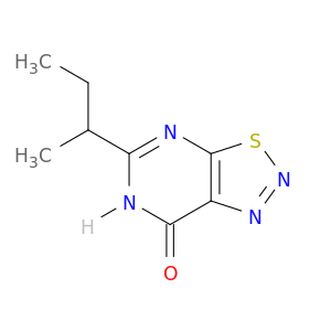 [1,2,3]Thiadiazolo[5,4-d]pyrimidin-7(6H)-one, 5-(1-methylpropyl)-