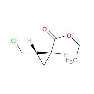 Cyclopropanecarboxylic acid, 2-(chloromethyl)-, ethyl ester, cis-