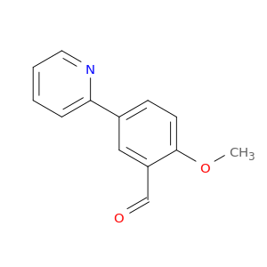 Benzaldehyde, 2-methoxy-5-(2-pyridinyl)-