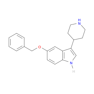 1H-Indole, 5-(phenylmethoxy)-3-(4-piperidinyl)-