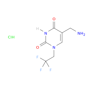 5-(aminomethyl)-1-(2,2,2-trifluoroethyl)pyrimidine-2,4(1h,3h)-dione hydrochloride