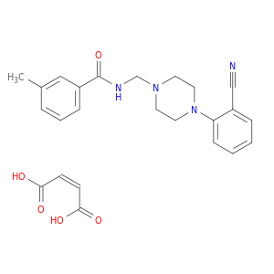 N-[[4-(2-氰基苯基)-1-哌嗪基]甲基]-3-甲基苯甲酰胺马来酸盐