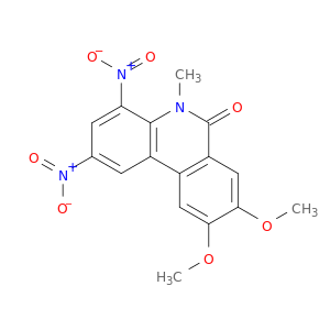 6(5H)-Phenanthridinone, 8,9-dimethoxy-5-methyl-2,4-dinitro-