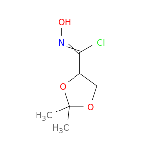 1,3-Dioxolane-4-carboximidoyl chloride, N-hydroxy-2,2-dimethyl-