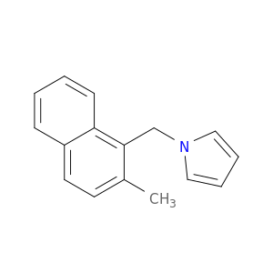 1H-Pyrrole, 1-[(2-methyl-1-naphthalenyl)methyl]-