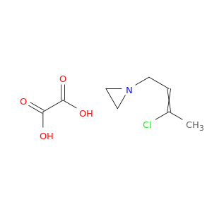 Aziridine, 1-(3-chloro-2-butenyl)-, ethanedioate (1:1)