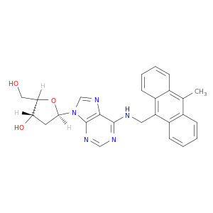 Adenosine, 2'-deoxy-N-[(10-methyl-9-anthracenyl)methyl]-