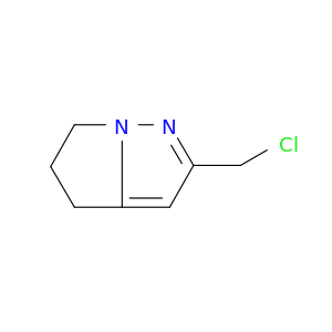4H-吡咯并[1,2-B]吡唑,2-(氯甲基)-5,6-二氢-