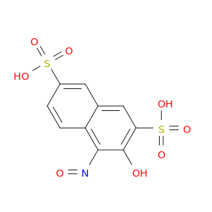 2,7-Naphthalenedisulfonicacid, 3-hydroxy-4-nitroso-