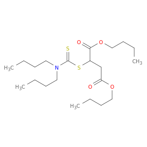 Butanedioic acid, [[(dibutylamino)thioxomethyl]thio]-, dibutyl ester