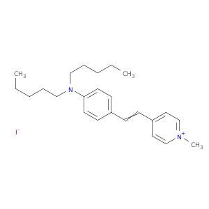 Pyridinium, 4-(2-(4-(dipentylamino)phenyl)ethenyl)-1-methyl-, iodide