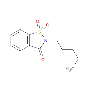 1,2-Benzisothiazol-3(2H)-one, 2-pentyl-, 1,1-dioxide