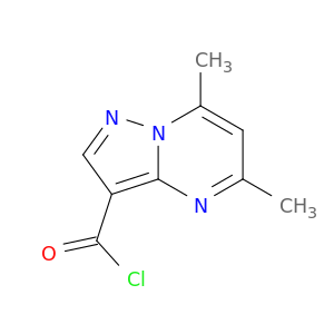 Pyrazolo[1,5-a]pyrimidine-3-carbonylchloride, 5,7-dimethyl-