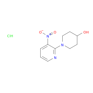 4-Hydroxy-1-(3-nitropyridin-2-yl)piperidine Hydrochloride