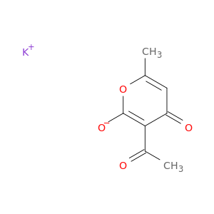 potassium 3-acetyl-6-methyl-4-oxo-pyran-2-olate