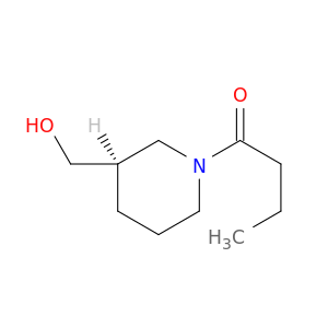 3-Piperidinemethanol, 1-(1-oxobutyl)-, (3R)-
