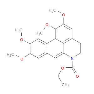 ETHYL 1,2,9,10-TETRAMETHOXY-4,5-DIHYDRO-6H-DIBENZO(DE,G)QUINOLINE-6-CARBOXYLATE