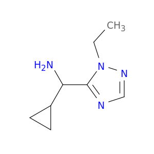 Cyclopropyl(1-ethyl-1H-1,2,4-triazol-5-yl)methanamine
