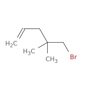 5-bromo-4,4-dimethylpent-1-ene