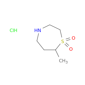 7-methyl-1,4-thiazepane-1,1-dione hydrochloride