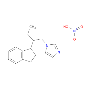 1H-Imidazole, 1-[2-(2,3-dihydro-1H-indenyl)butyl]-, mononitrate