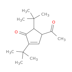 2-Cyclopenten-1-one, 4-acetyl-2,5-bis(1,1-dimethylethyl)-