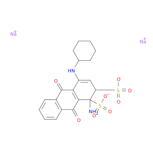 disodium 1-amino-4-(cyclohexylamino)-9,10-dihydro-9,10-dioxoanthracenedisulphonate
