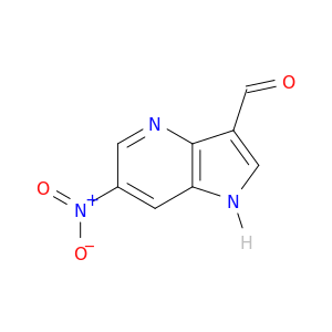 6-硝基-1H-Pyrrolo[3,2-B]吡啶-3-羧醛