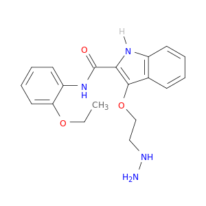 N-(2-ETHOXYPHENYL)-3-(2-HYDRAZINYLETHOXY)-1H-INDOLE-2-CARBOXAMIDE
