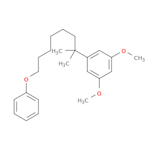 Benzene, 1-(1,1-dimethyl-7-phenoxyheptyl)-3,5-dimethoxy-