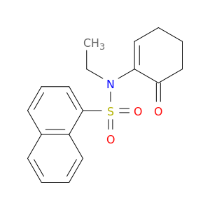 1-Naphthalenesulfonamide, N-ethyl-N-(6-oxo-1-cyclohexen-1-yl)-