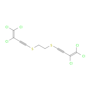 1-Buten-3-yne, 4,4'-[1,2-ethanediylbis(thio)]bis[1,1,2-trichloro-
