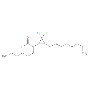 Octanoic acid, [2,2-dichloro-3-(2-octenyl)cyclopropyl]-