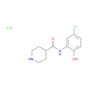N-(5-chloro-2-hydroxyphenyl)piperidine-4-carboxamide hydrochloride