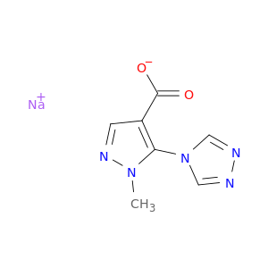 sodium 1-methyl-5-(4H-1,2,4-triazol-4-yl)-1H-pyrazole-4-carboxylate