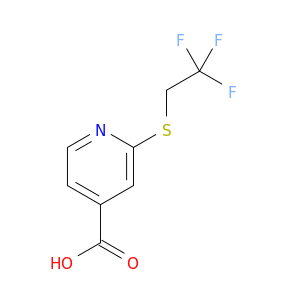 2-[(2,2,2-三氟乙基)硫烷基]吡啶-4-羧酸