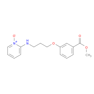 Benzoic acid, 3-[3-[(1-oxido-2-pyridinyl)amino]propoxy]-, methyl ester