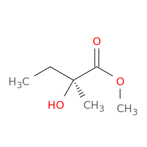 Butanoic acid, 2-hydroxy-2-methyl-, methyl ester, (2S)-