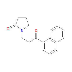 2-Pyrrolidinone, 1-[3-(1-naphthalenyl)-3-oxopropyl]-